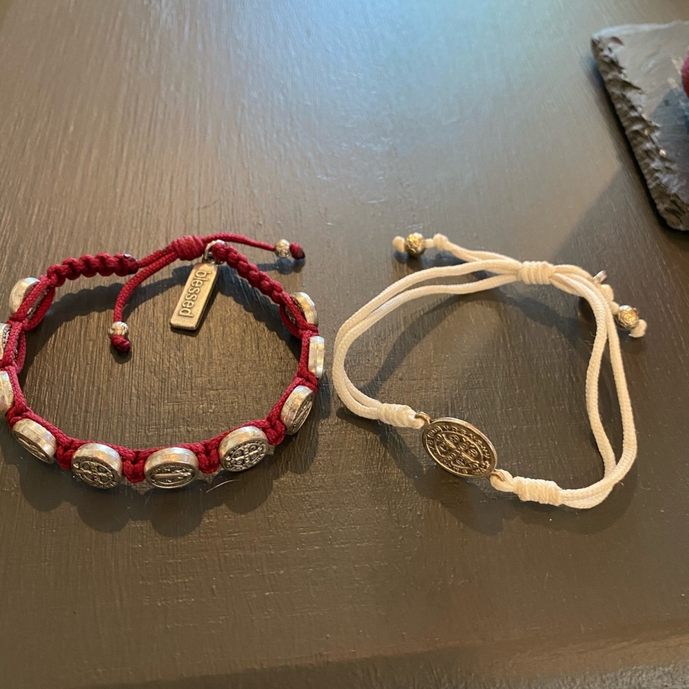 My saint my hero bracelet set